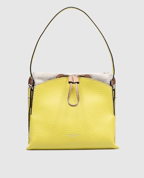 Gianni Chiarini Yellow Asia Double leather bag BS11235RNGDBLNAETN
