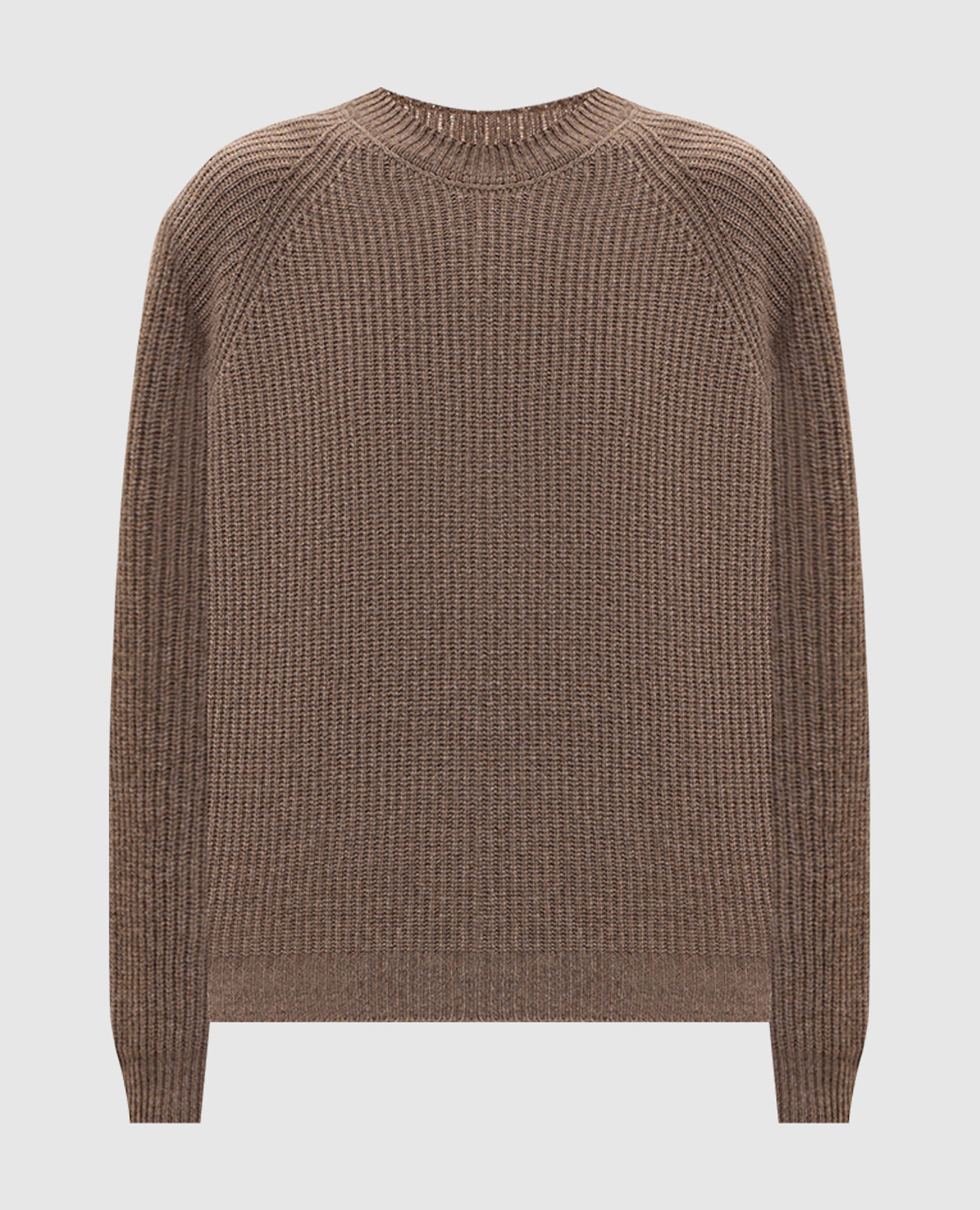 Brown LYLLA cashmere and wool sweater John Smedley