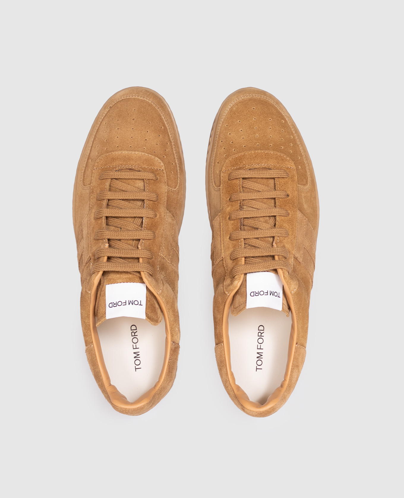 

RADCLIFFE brown suede sneakers Tom Ford