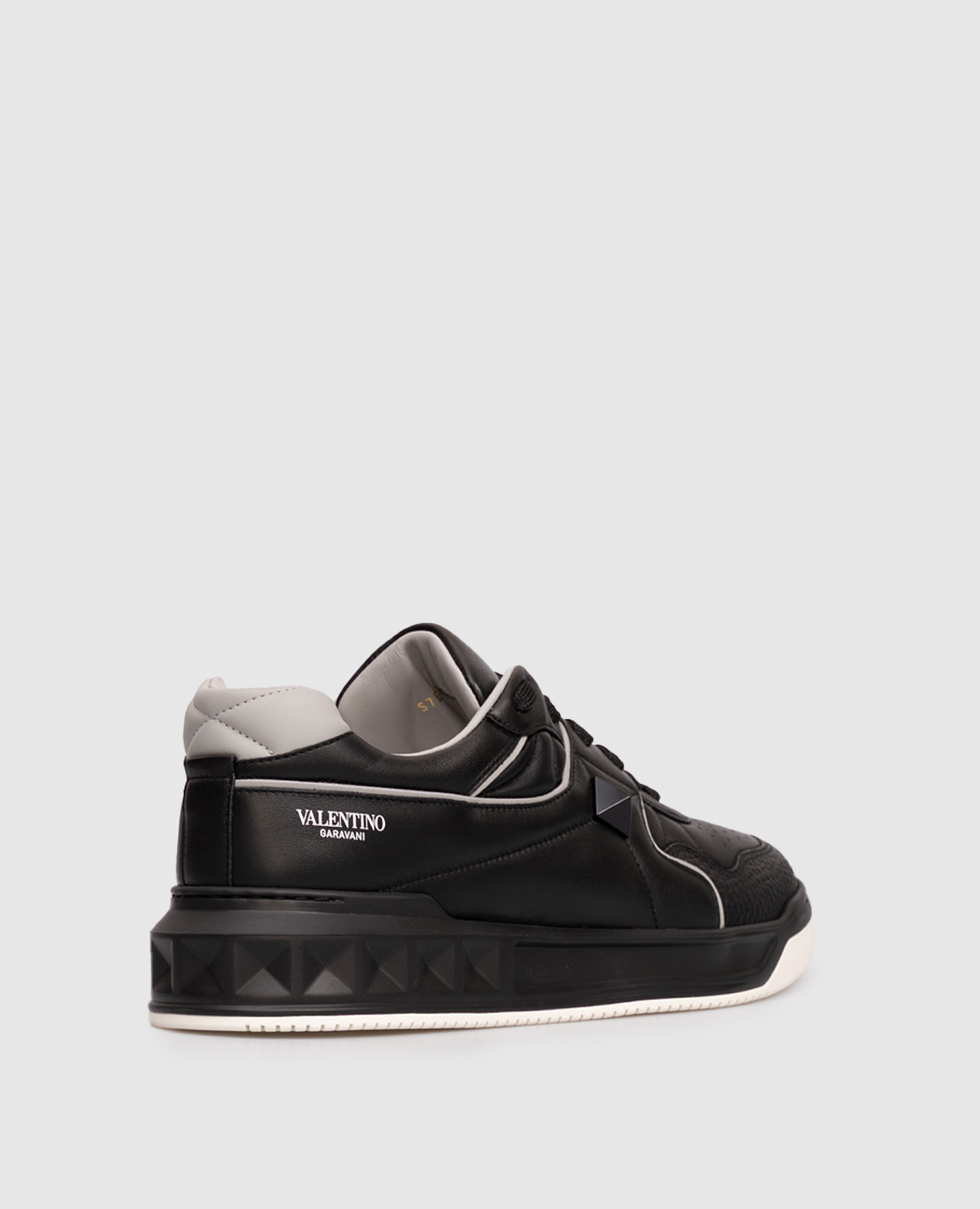 

Black leather sneakers ONE STUD XL Valentino
