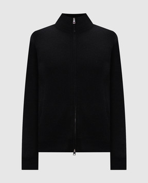 Cashmere&Whiskey Black cashmere cardigan MU7931307341PF