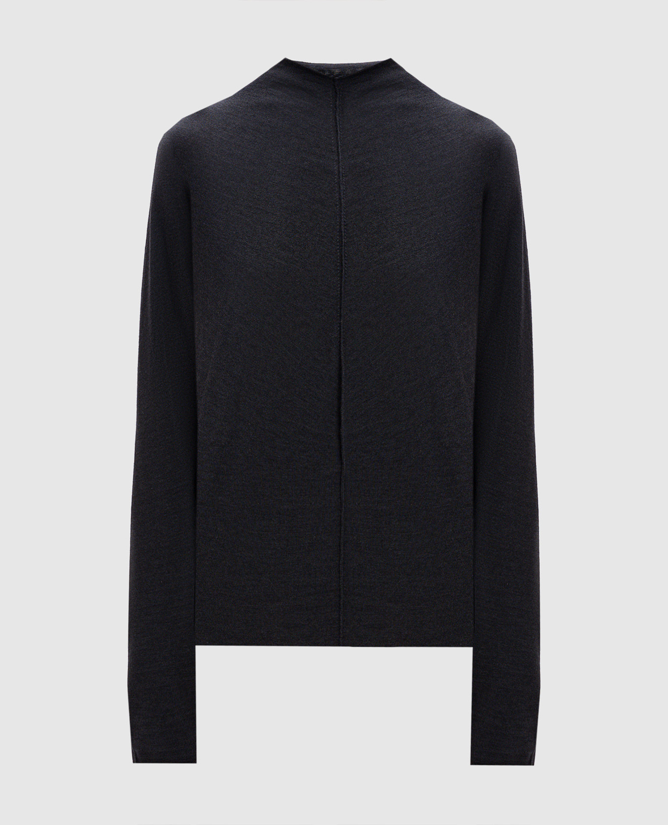 

Gray cashmere and silk longsleeve BOBOUTIC, Серый