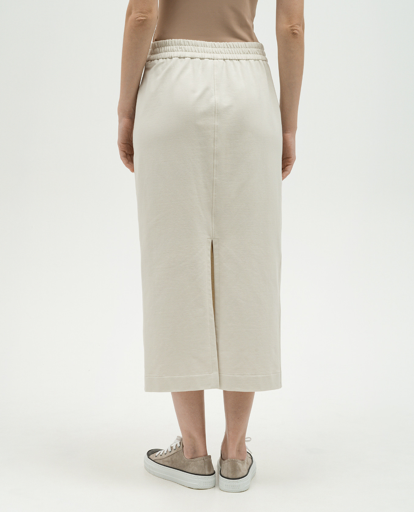 Beige skirt Brunello Cucinelli 4