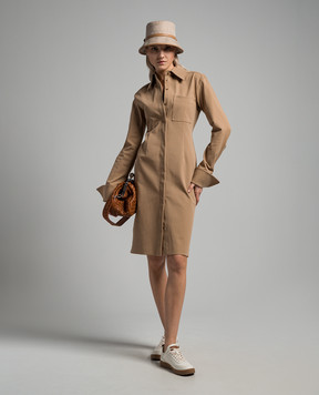 Max Mara Sportmax Felino beige shirt dress FELINO
