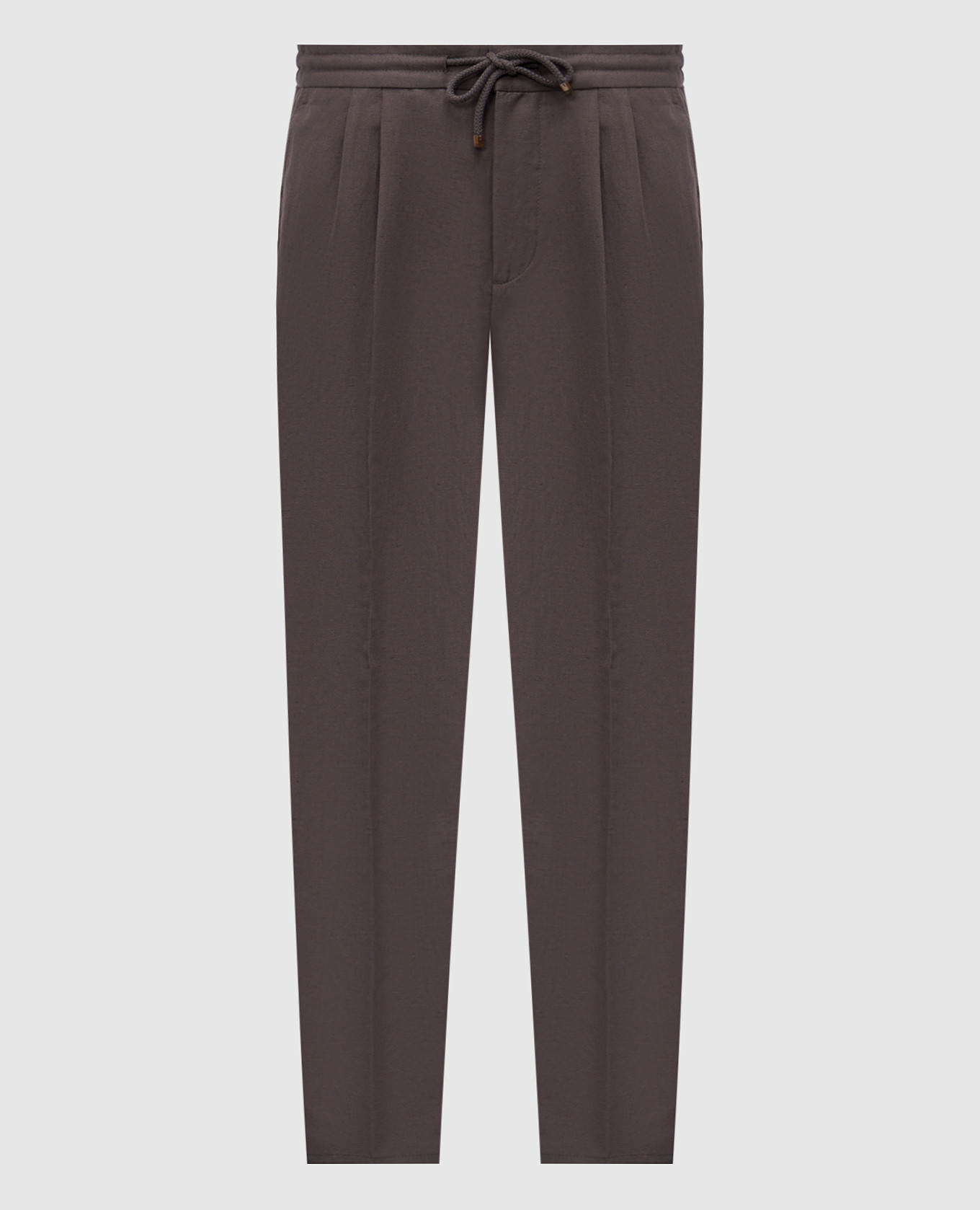 

Gray linen pants Brunello Cucinelli, Grey