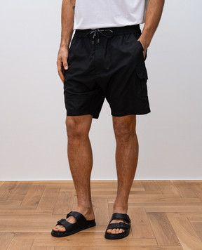 Dolce&Gabbana Black swim shorts with logo M4F42TONR46