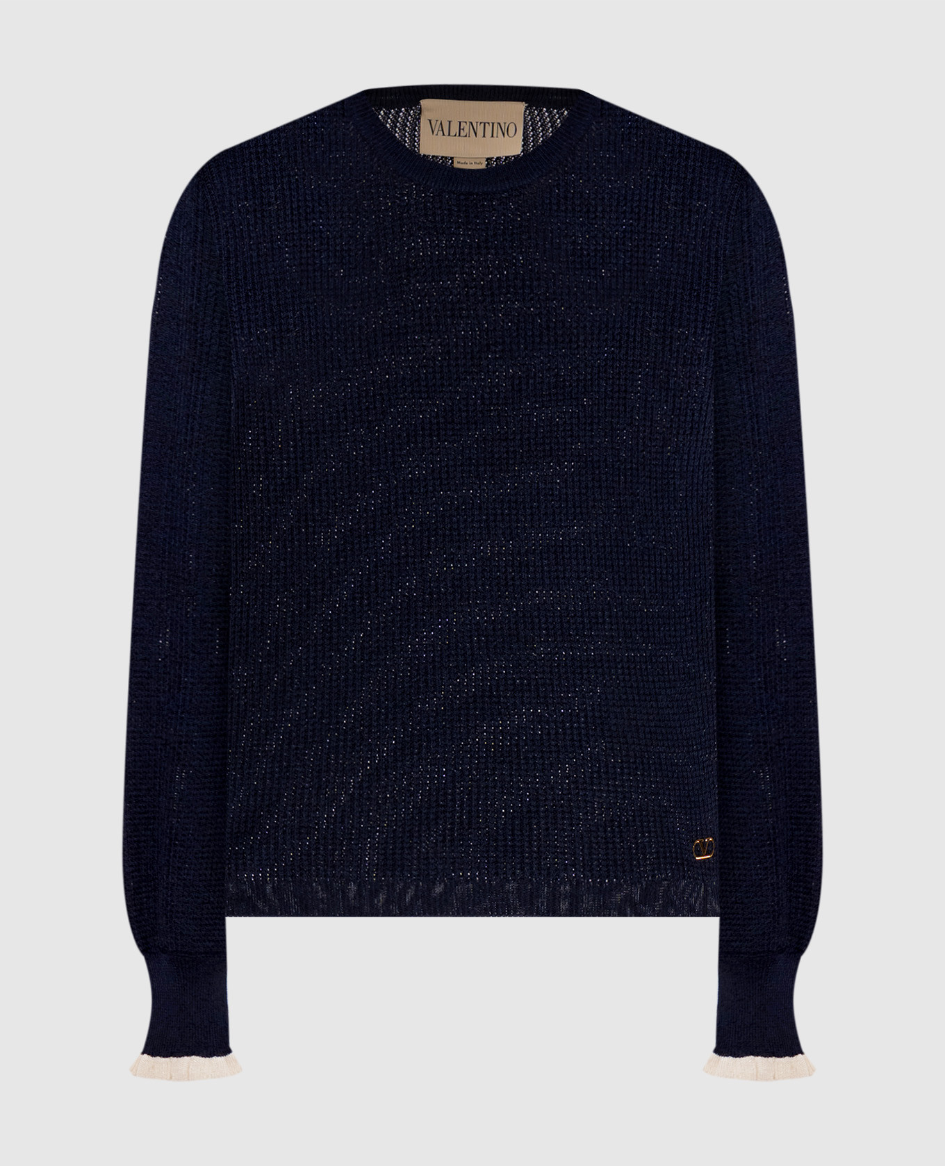 Blue jumper with logo Valentino