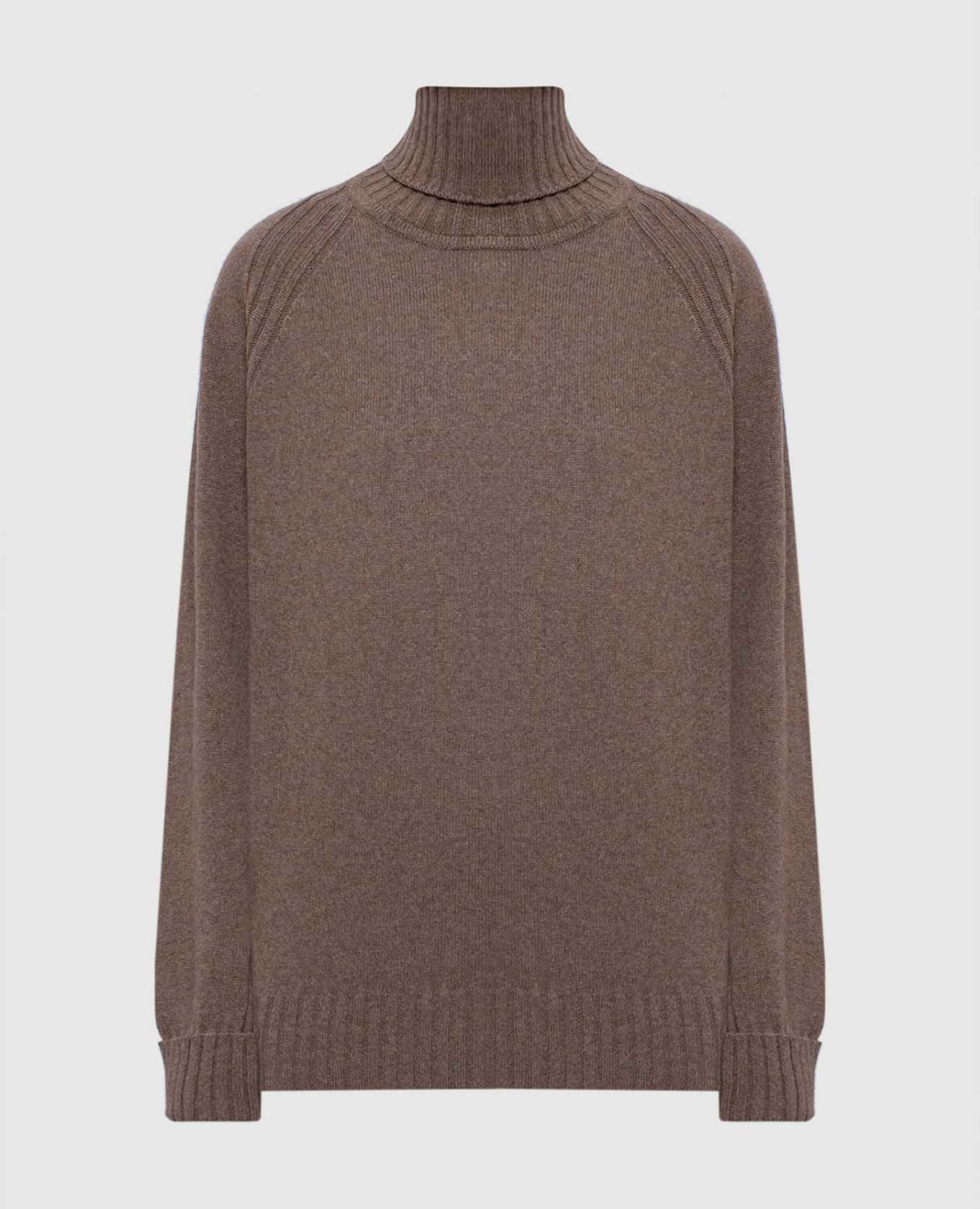 

Fairlie wool and cashmere sweater in brown John Smedley