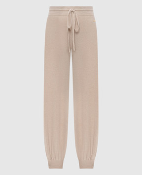 Enrico Mandelli Beige cashmere sweatpants 2KD16A5519