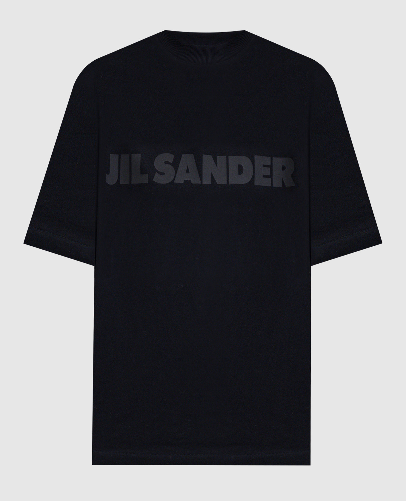 

Black t-shirt with logo print Jil Sander