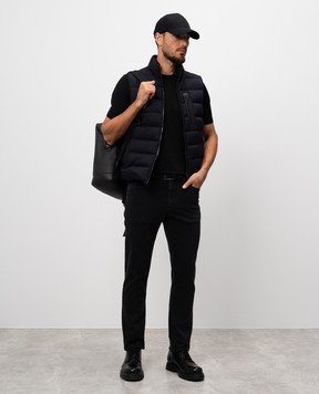Moncler Giaf blue puffer vest J20911A000345971P