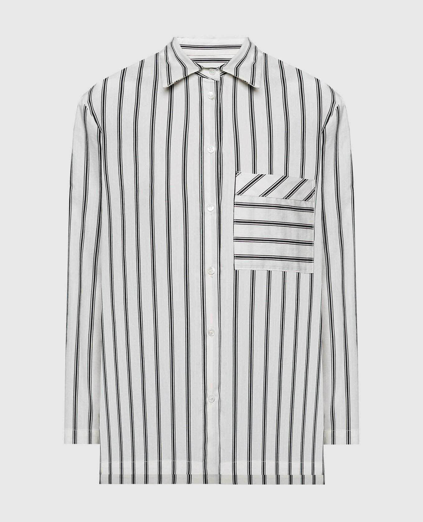 

Beige striped shirt Solotre