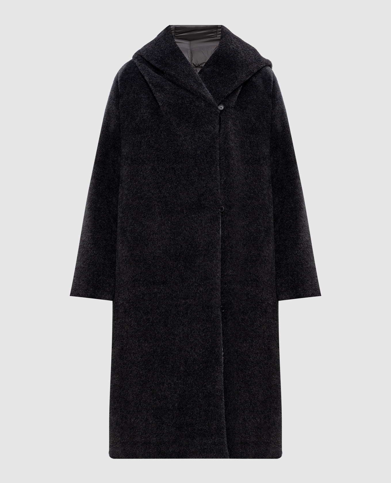 

Gray reversible down coat ORION with alpaca wool Max Mara, Grey