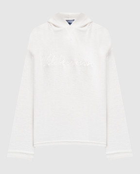 Vilebrequin White hoodie with logo embroidery FBIC3Q02