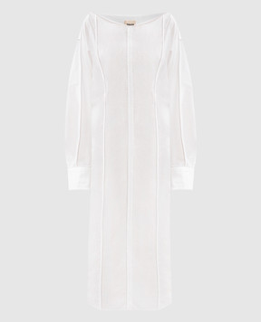 Khaite Wexley white midi dress 5465148