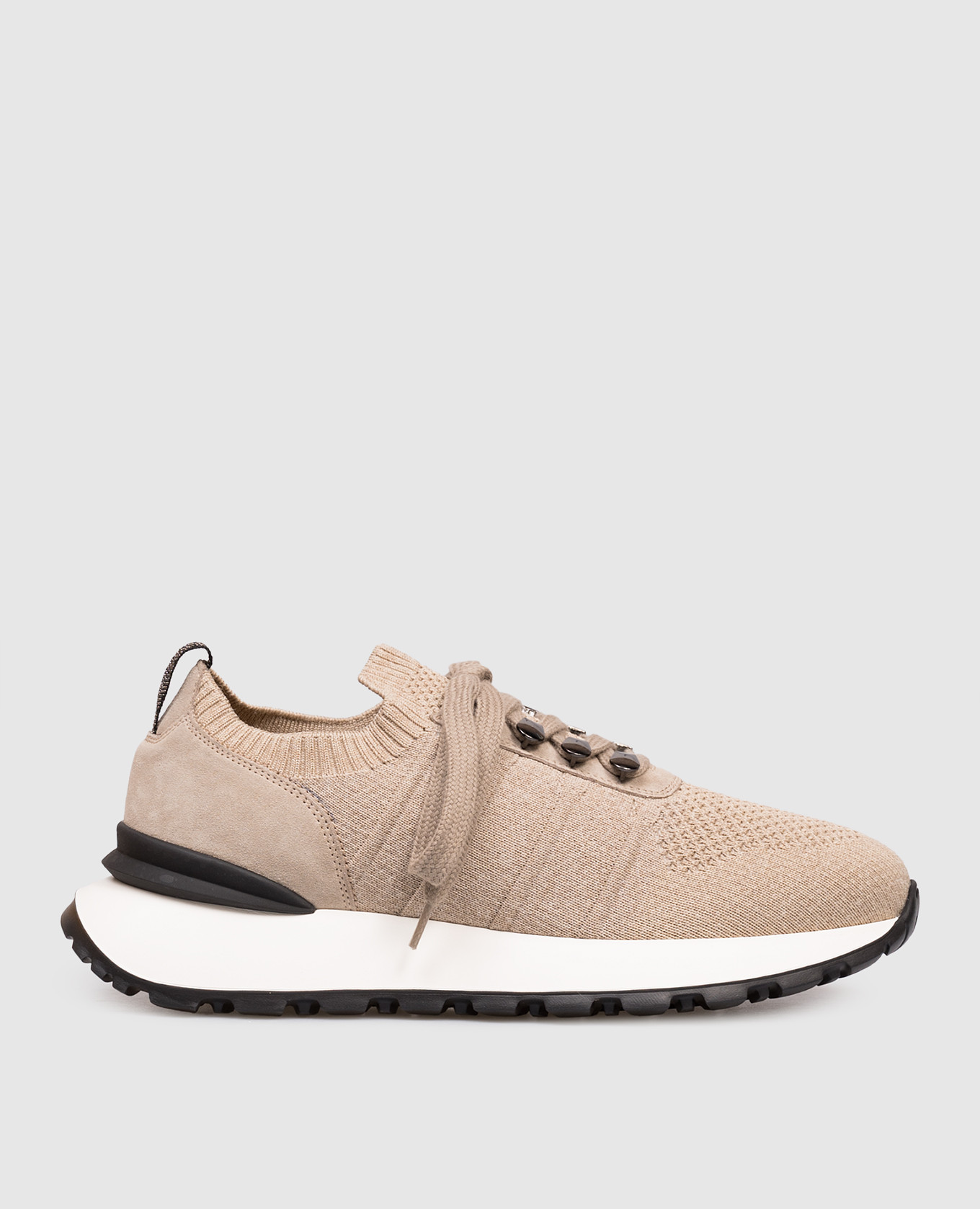Beige sneakers with wool Doucal's