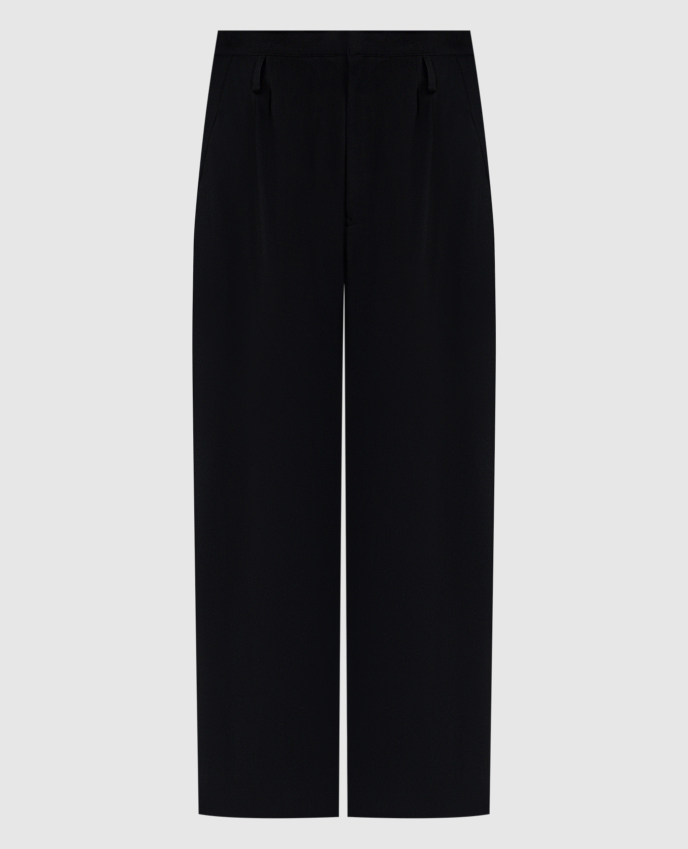 Black pants made of wool y`s yamamoto