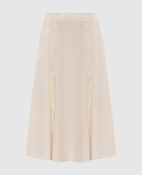 Peserico Beige midi skirt P0564701979