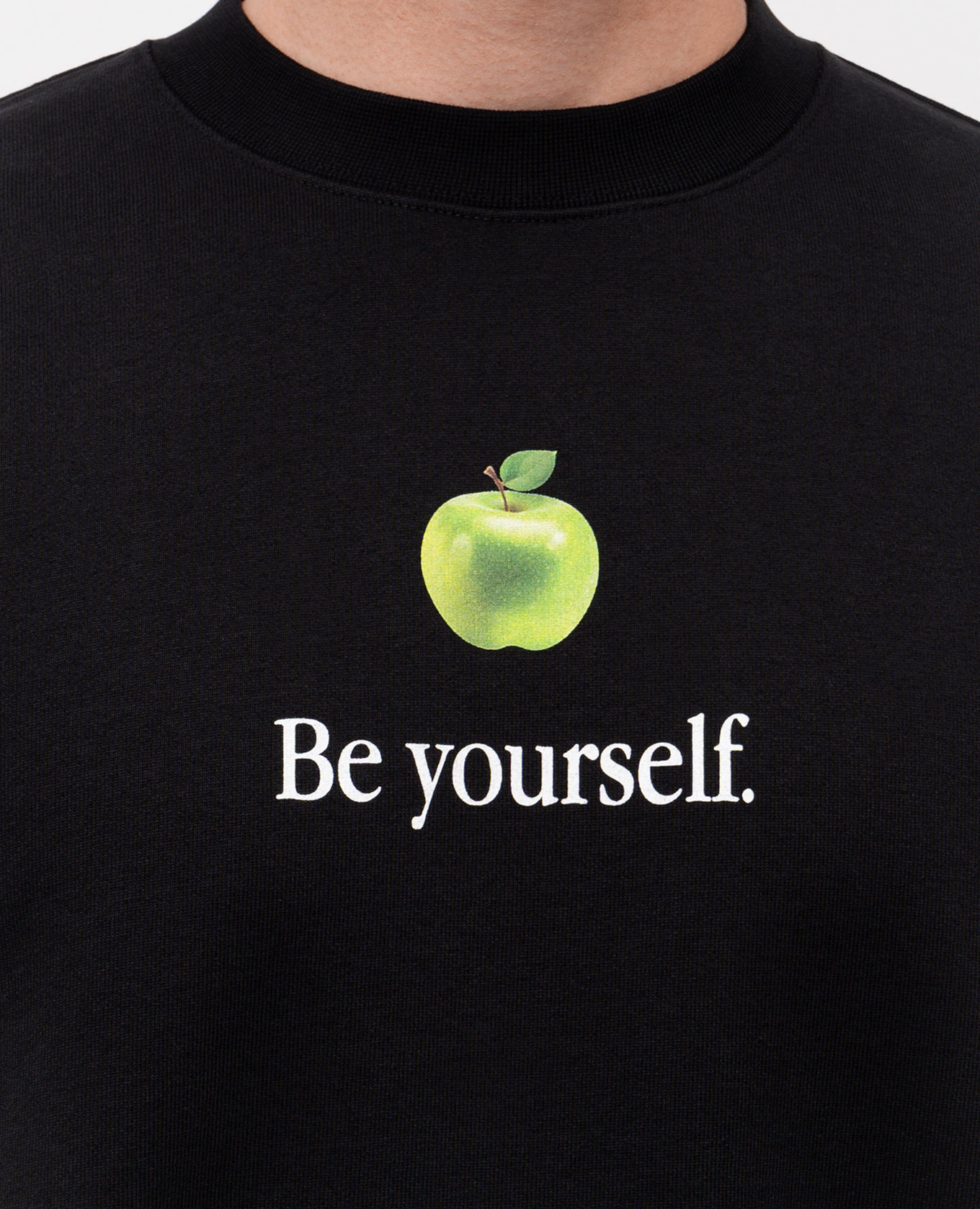 Black sweatshirt Be yourself Vetements 5