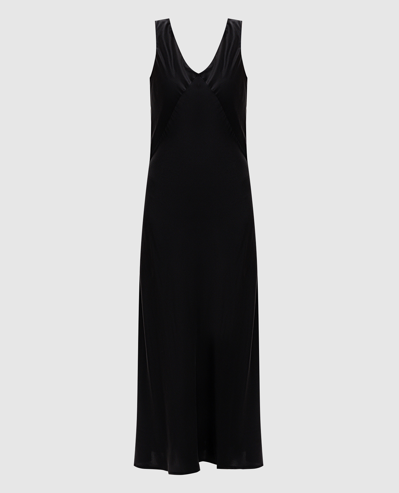

Core black silk maxi dress Asceno