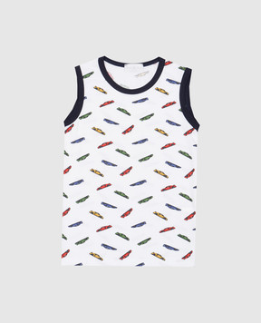 Story Loris Children's white T-shirt with a print 17466