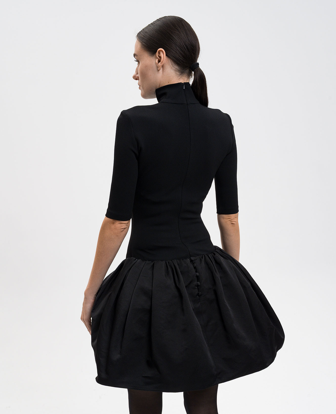 

Black dress with drapery Magda Butrym