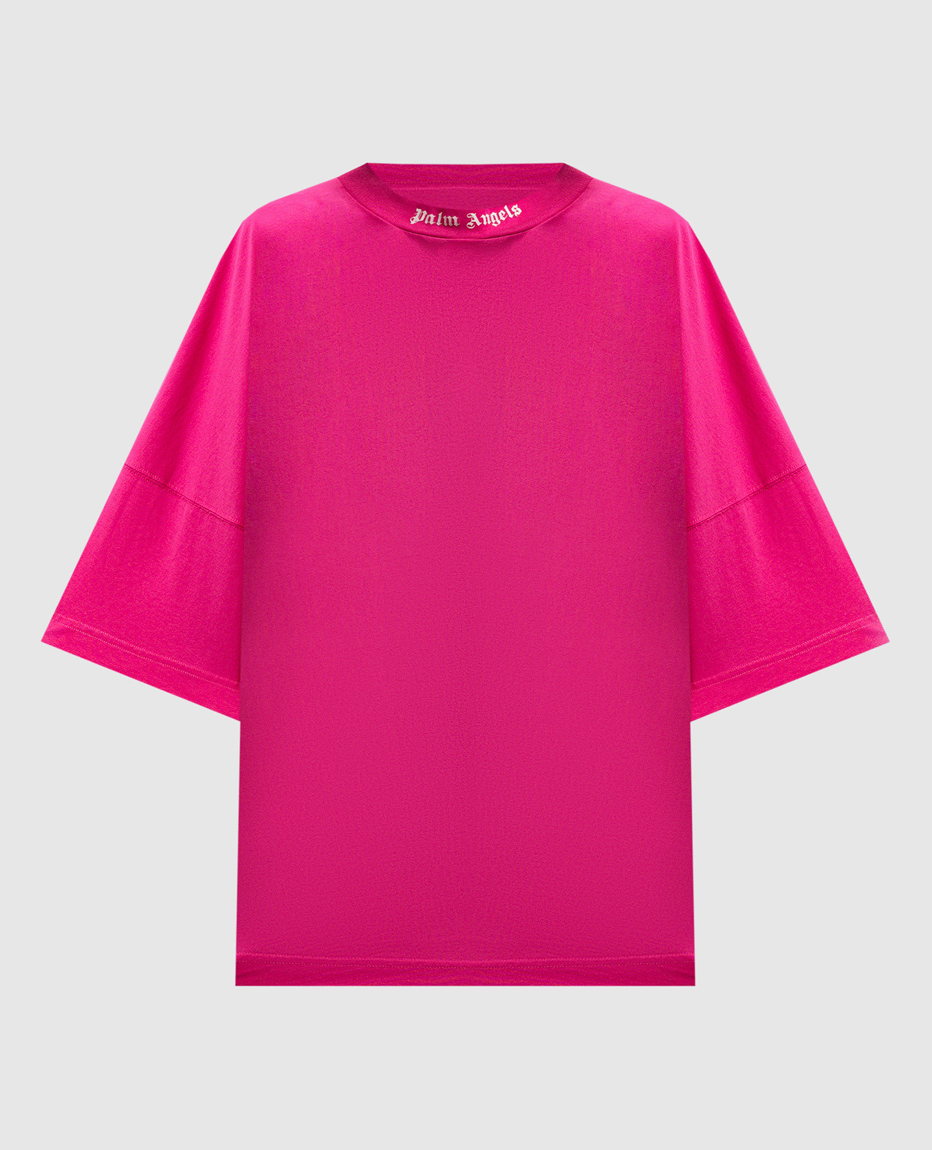 Palm Angels Pink logo T-shirt