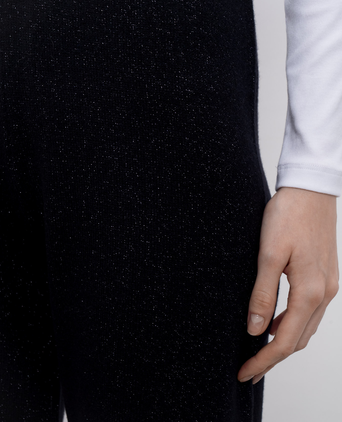 

Blue wool and cashmere pants with lurex Peserico