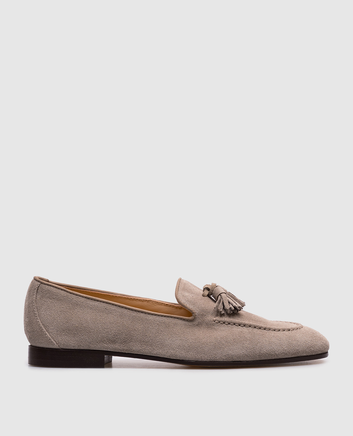 

Beige suede loafers with tassels Doucal's