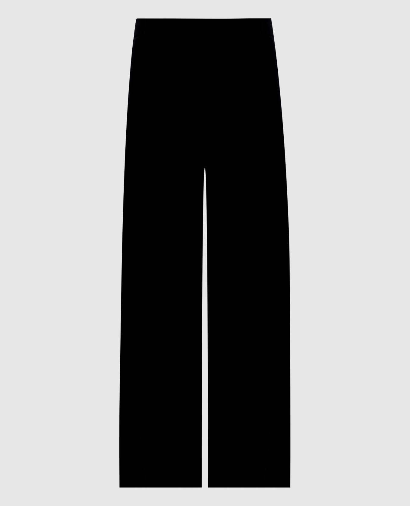 

Black velvet flared pants Valentino