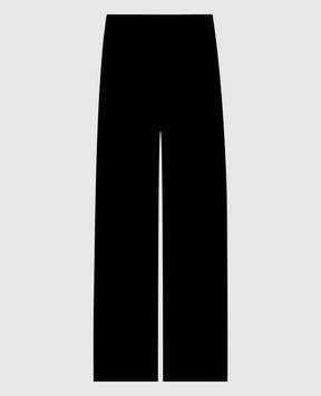 Valentino Black velvet flared pants 7B0RB6S093D