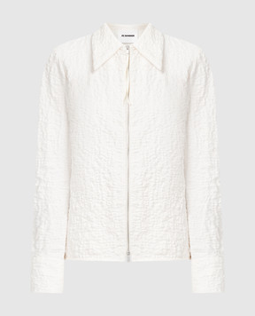 Jil Sander Beige shirt with a reaper effect J02DL0174J20138