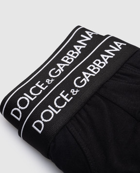Dolce&Gabbana Set of black briefs with logo M9C03JONN95