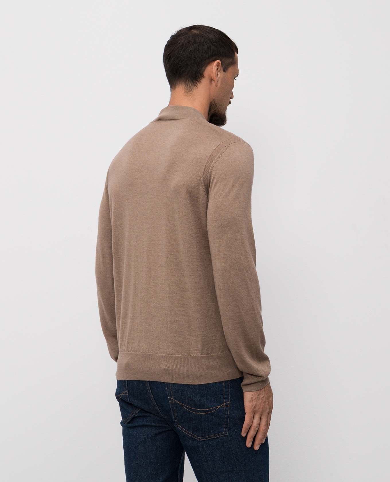 

Brown silk and cashmere jumper Stefano Ricci