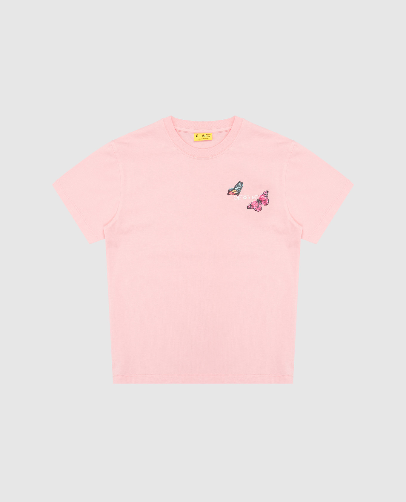 

Children's pink Butterfly T-shirt Off-White