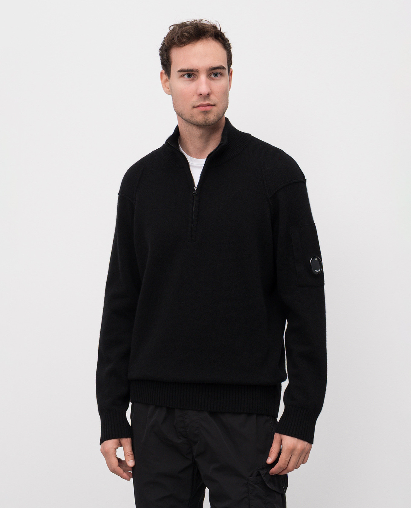 

Black sweater with wool C.P. Company