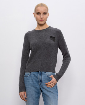 Brunello Cucinelli Gray cashmere jumper M12216300P