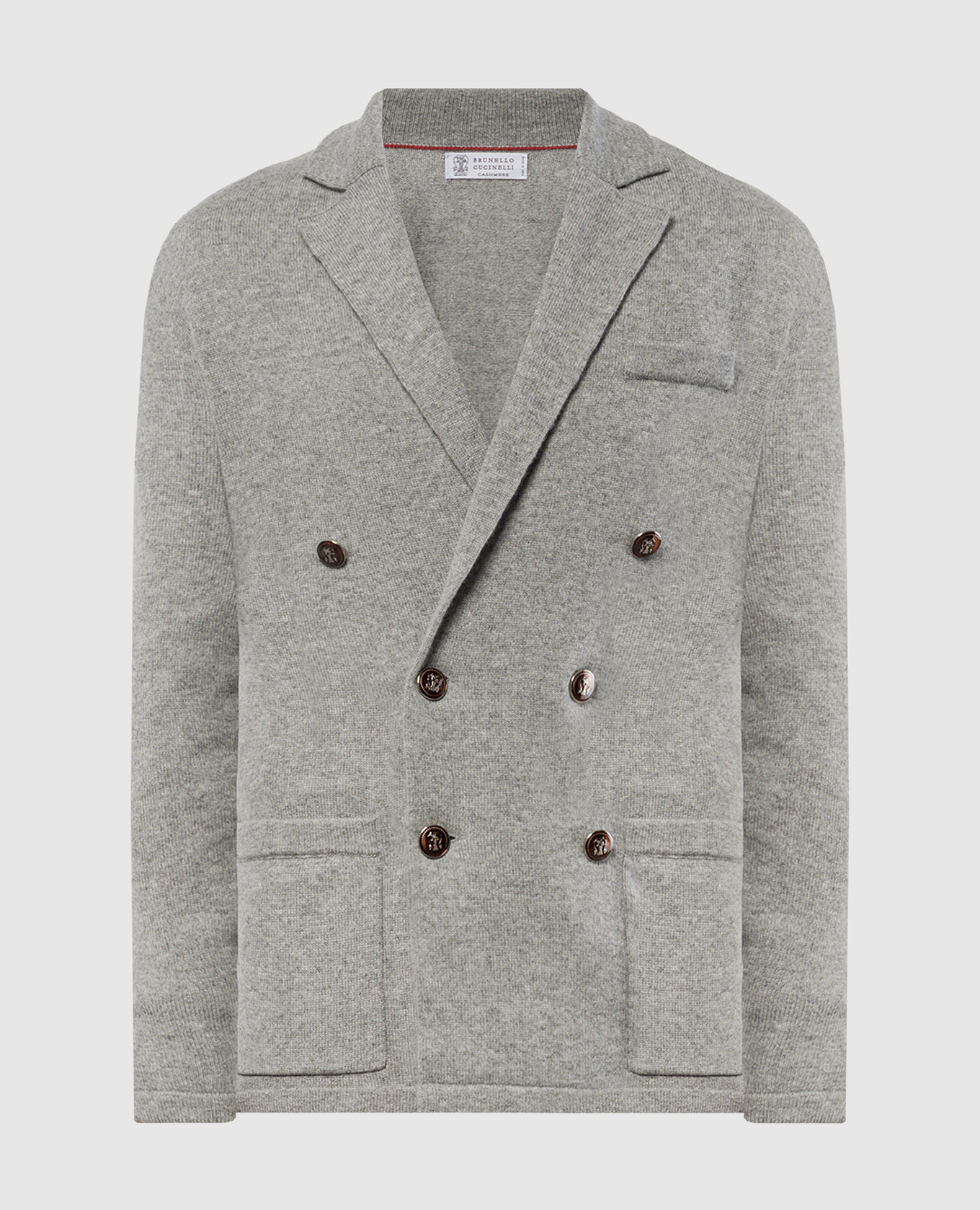 

Gray cashmere cardigan Brunello Cucinelli, Grey