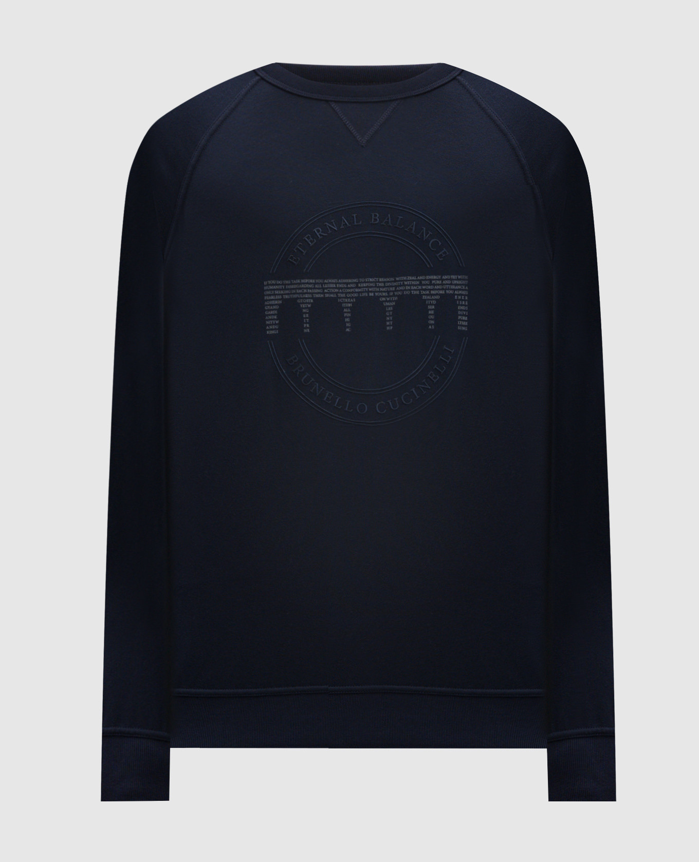 Blue Eternal Balance print sweatshirt Brunello Cucinelli