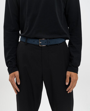 Orciani Blue suede belt U08211AMF