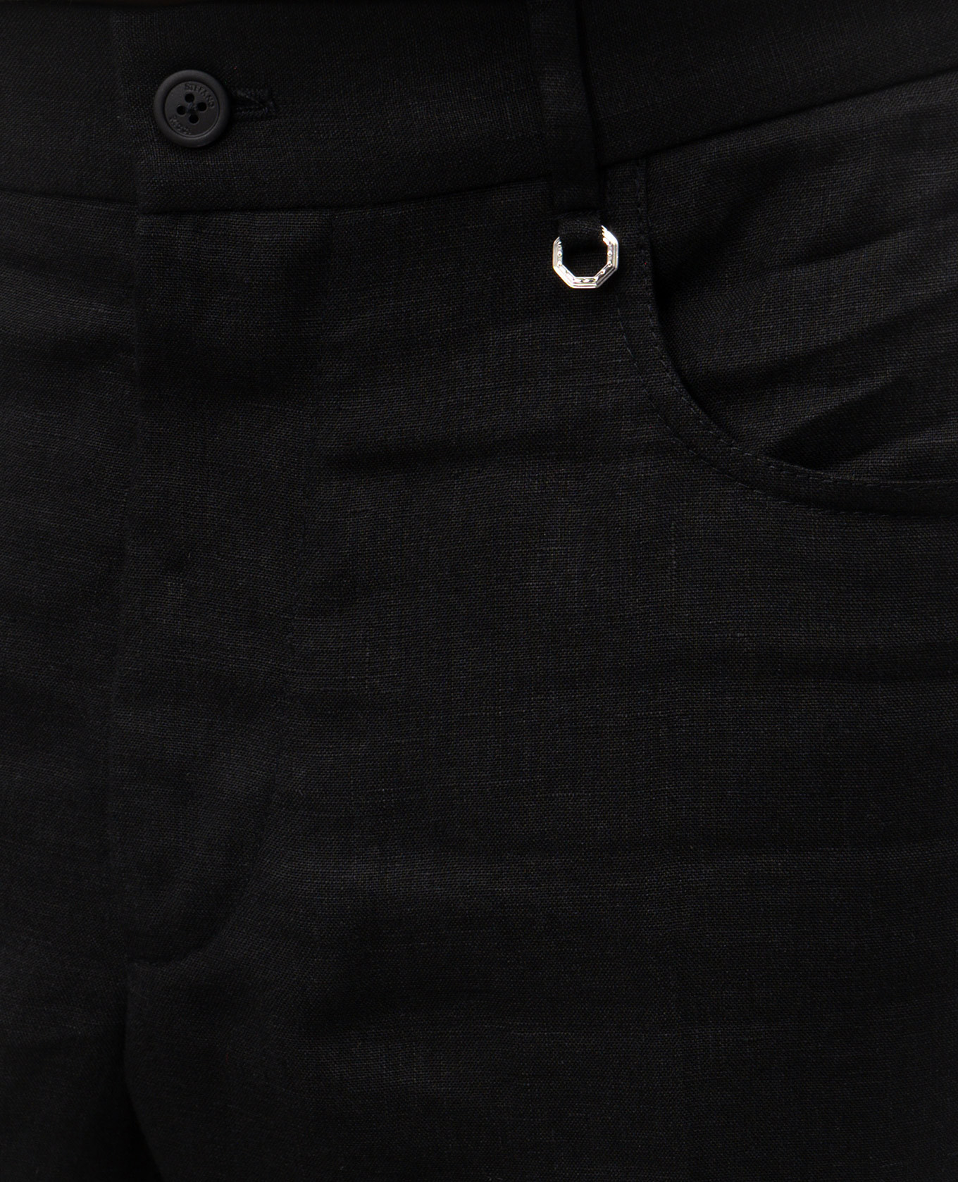 

Black linen pants Stefano Ricci