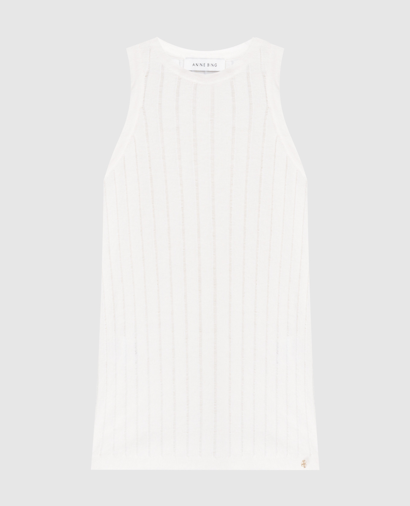 

Noel beige striped top with wool Anine Bing