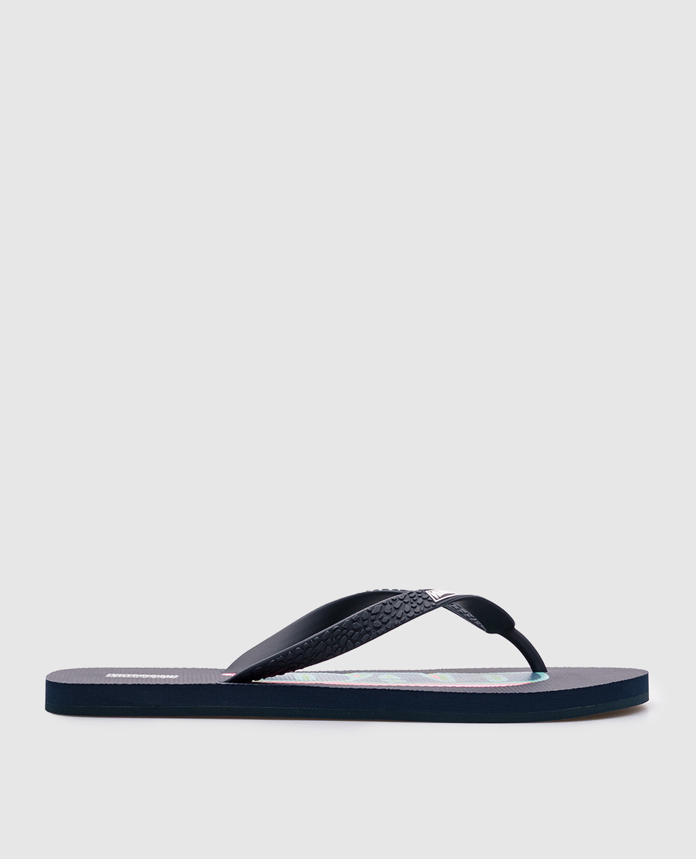 

Dad and Son blue flip-flops with textured logo Vilebrequin