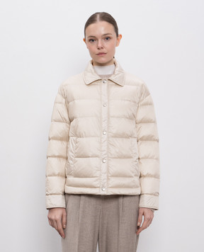 Peserico Beige down jacket A2409102200