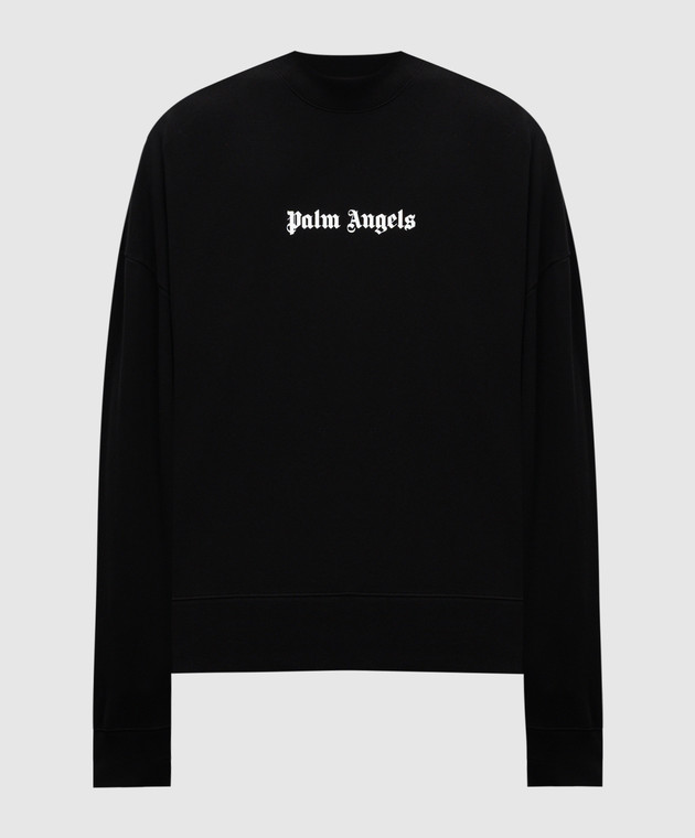 Palm Angels - Black sweatshirt with logo print
