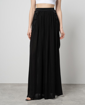 Max Mara JEDY black silk skirt JEDY