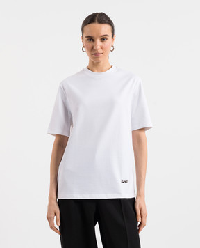 Jil Sander White T-shirt with logo J04GC0105J20073