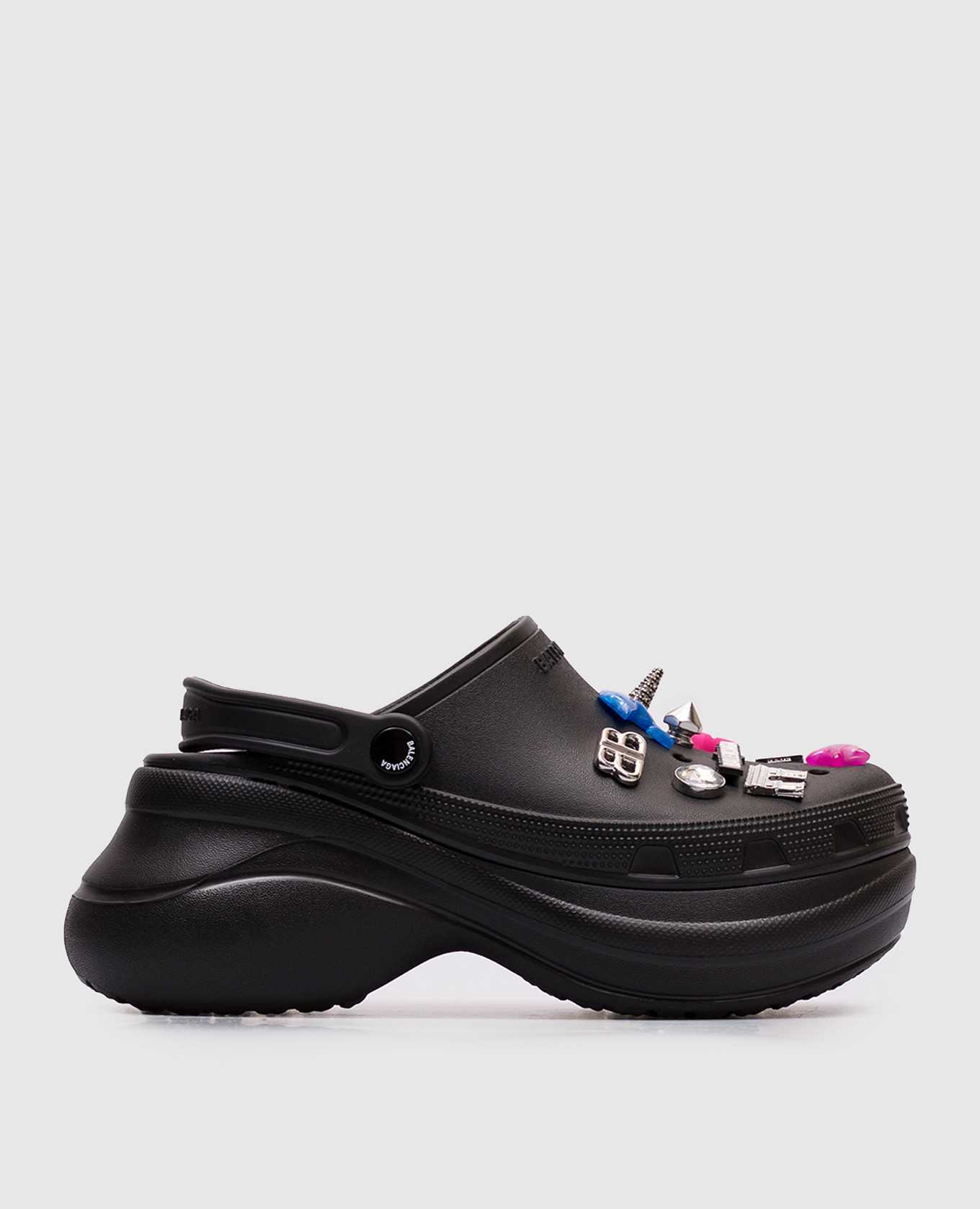 

Black Crocs Jibbitz clogs Balenciaga