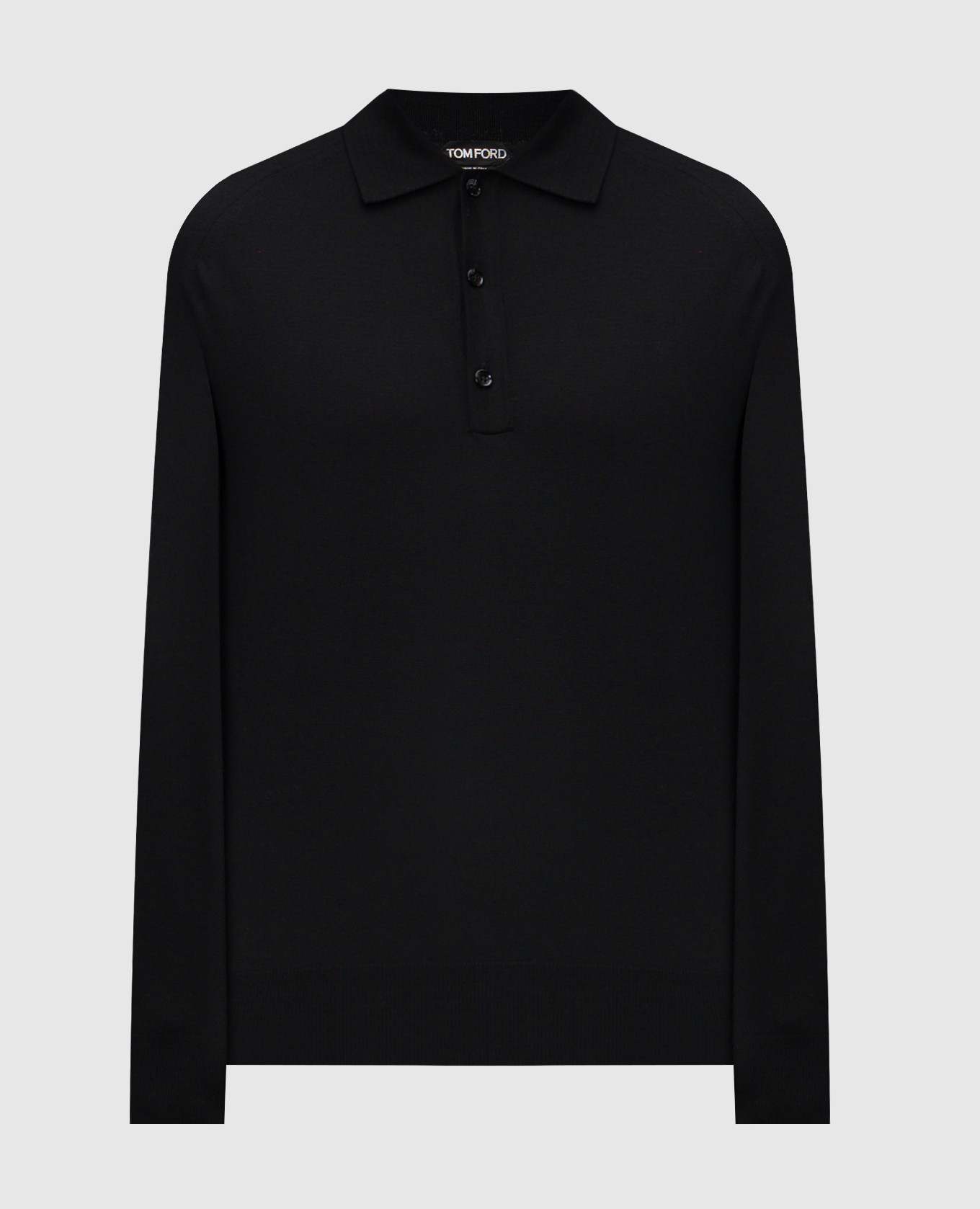 

Black wool polo shirt Tom Ford