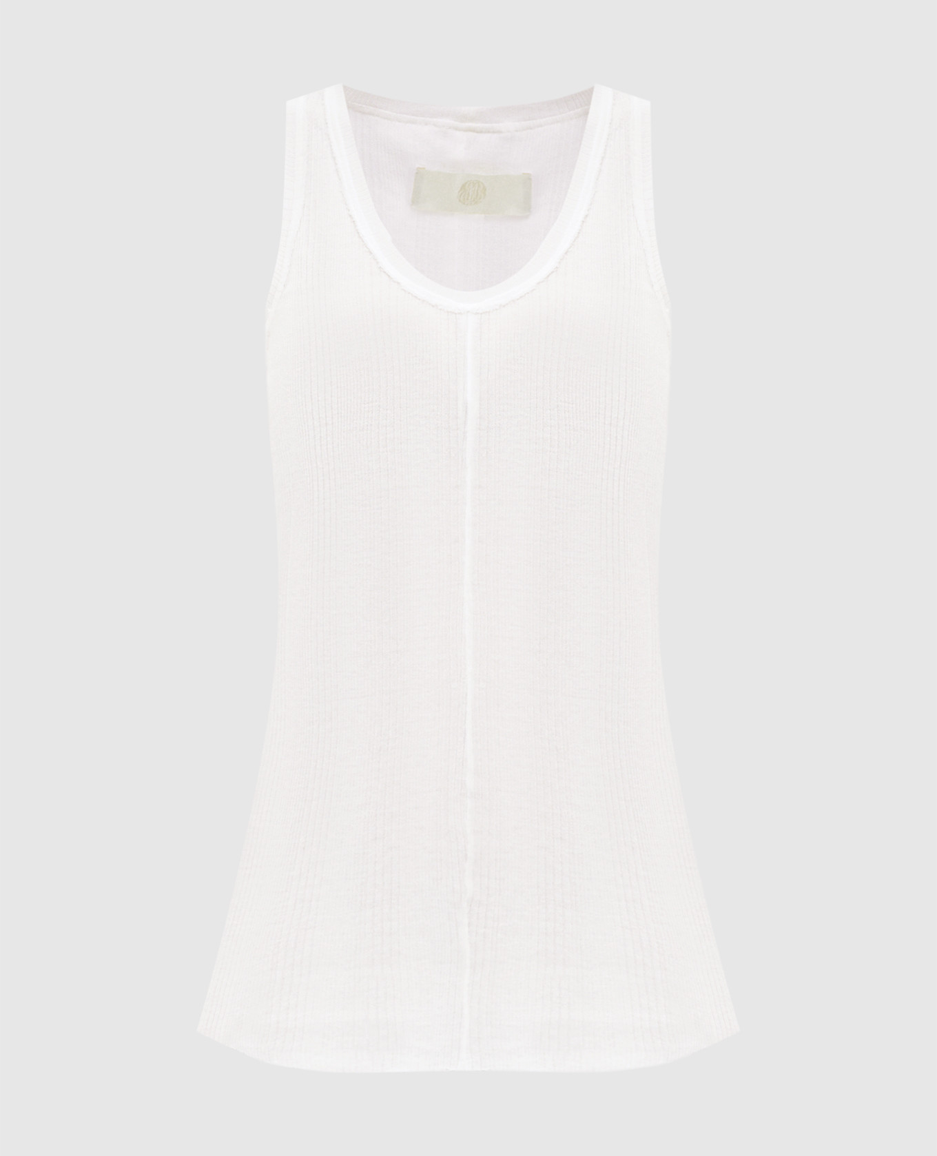 

White ribbed top Marc Le Bihan